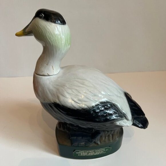 VINTAGE Lord Calvert Canadian Liquor “Eider Duck” Limited Edition DECANTER 1980 - Picture 5 of 9